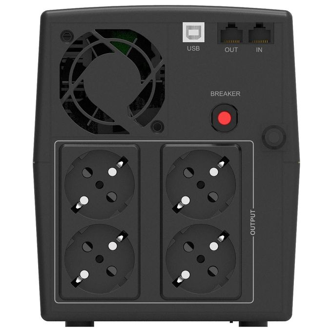 PowerWalker VI 1500 STL Gruppo di Continuita' UPS a Linea Interattiva 1.5 kVA 900 W 4 Prese AC