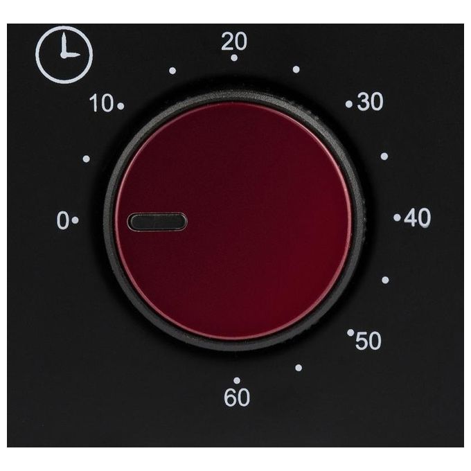 G3 Ferrari Il Moro 42 Fornetto Elettrico 42Lt 2000W Nero-Bordeaux
