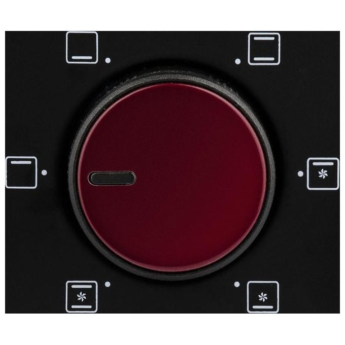 G3 Ferrari Il Moro 42 Fornetto Elettrico 42Lt 2000W Nero-Bordeaux