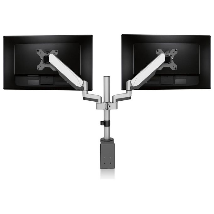 V7 DM1DTA-1E Doppia Staffa Monitor Regolazione 2 Monitor da 17''-32
