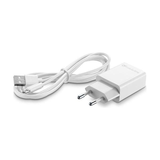 Cellular Line Wireless Fast Charger Kit per iPhone X Bianco