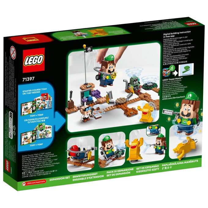 LEGO Super Mario Laboratorio e Poltergust ei Luigi's Mansion