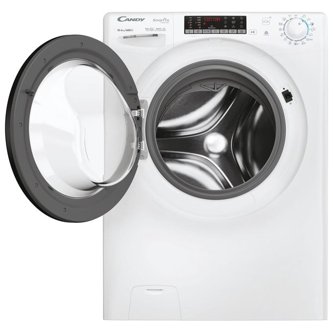 Candy CSOW61066TWMB6-S Smart Pro Inverter Lavasciuga 106 Kg Classe D Profondita' 58 cm Centrifuga 1600 giri Inverter Vapore Wi-Fi Bluetooth colore Bianco