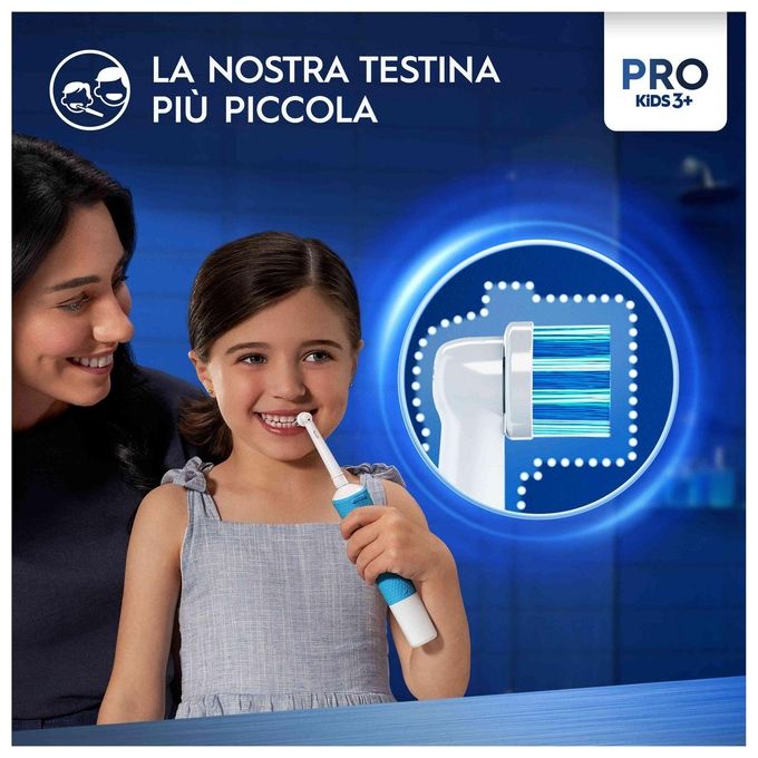 Braun Oral-B Testine di Ricambio Pro Kids con Spiderman 3 Testine