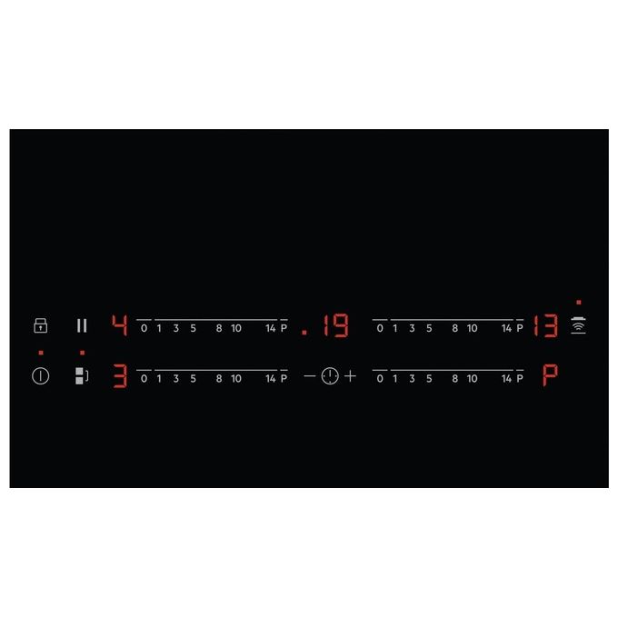 AEG IKE64443FB Piano cottura a Induzione Bridge 60 cm MaxiSense 4 Zone Nero