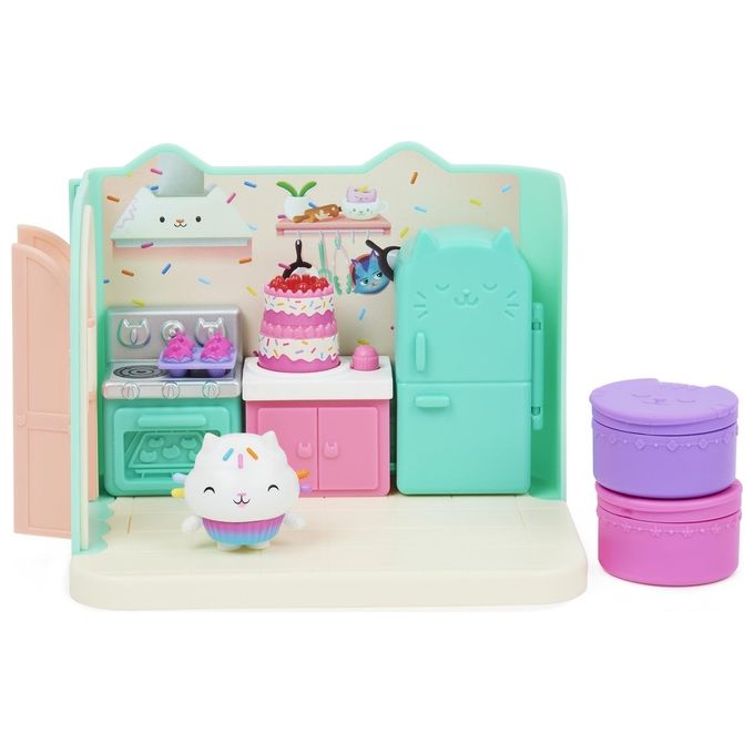 Spin Master Gabby's Dollhouse La Cucina di Gattino Dolcetto