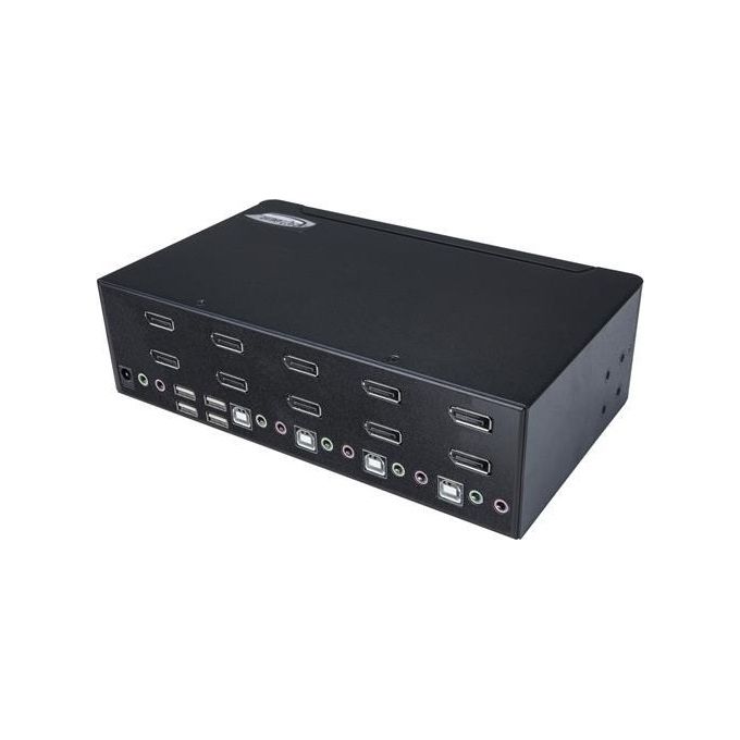 Startech Switch KVM a 4 Porte per Dual DisplayPort 4K 60Hz