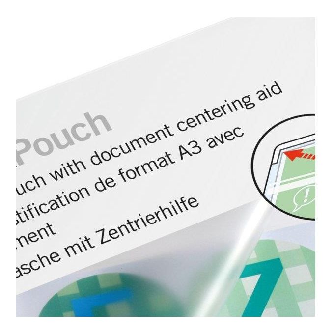 Gbc Confezione 100  Pouches a3 2x175mic Lucide