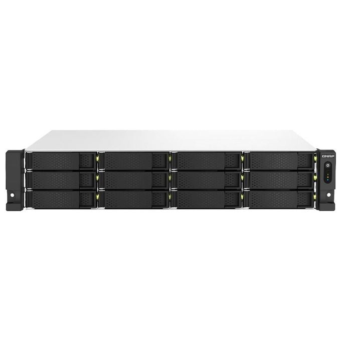 QNAP TS-1264U-RP Server NAS 12 Alloggiamenti Montabile in Rack SATA 6Gb-s RAID RAID