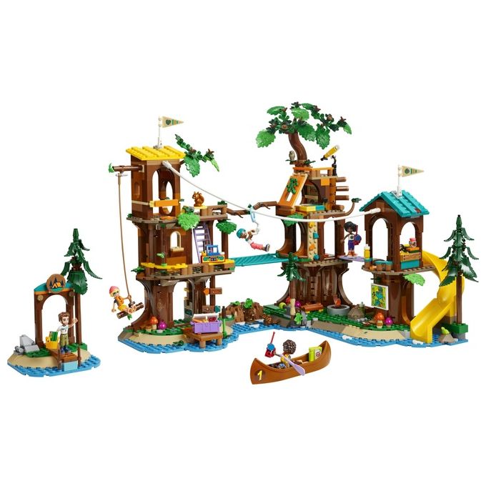 LEGO Friends La Casa sull'Albero al Campo Avventure Gioco Educativo per Bambine e Bambini da 8 Anni con Casa da Costruire 5 Mini Bamboline e 5 Animali Giocattolo Idea Regalo di Compleanno 42631