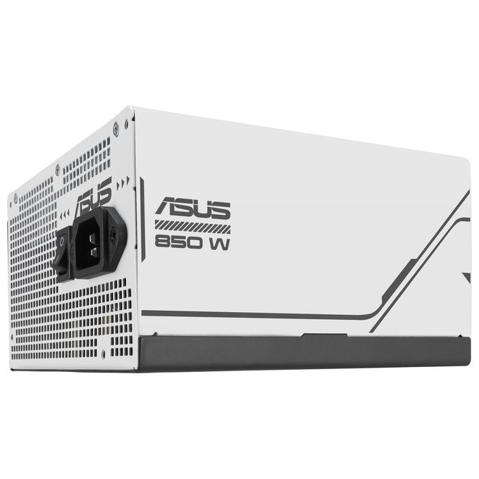 ASUS Prime 850W Gold Alimentatore Modulare per PC 850W di Potenza PCle Gen 5.0 80 Plus Gold Standard ATX 3.0 Ventola con Doppio Cuscinetto a Sfera Bianco PRIME-850W-GOLD