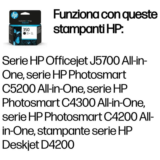 HP CB335EE 350 Officejet 5780-5785 Inkjet-getto d'inchiostro Cartuccia originale