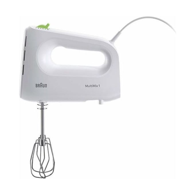 Braun HM1100WH Frullatore Manuale con 4 Livelli di Velocita' Tecnologia FastMix EasyClic 450W Bianco