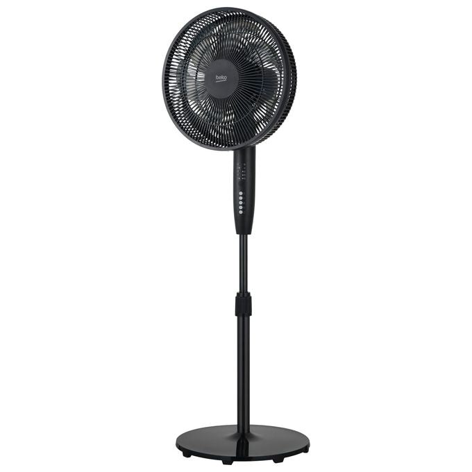 BEKO Ventilatore a Piantana 50W 3 Velocita' Altezza e Inclinazione Regolabile Nero 401 x 40 x 134.5 cm