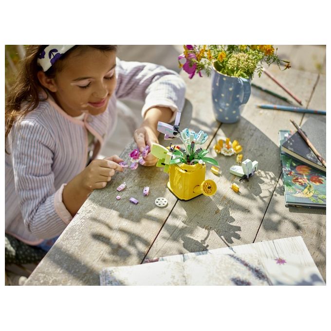 LEGO Creator 31149 3in1 Innaffiatoio con Fiori Finti Trasformabile in Stivale o in 2 Uccelli con Trespolo, Giochi per Bambini 8+