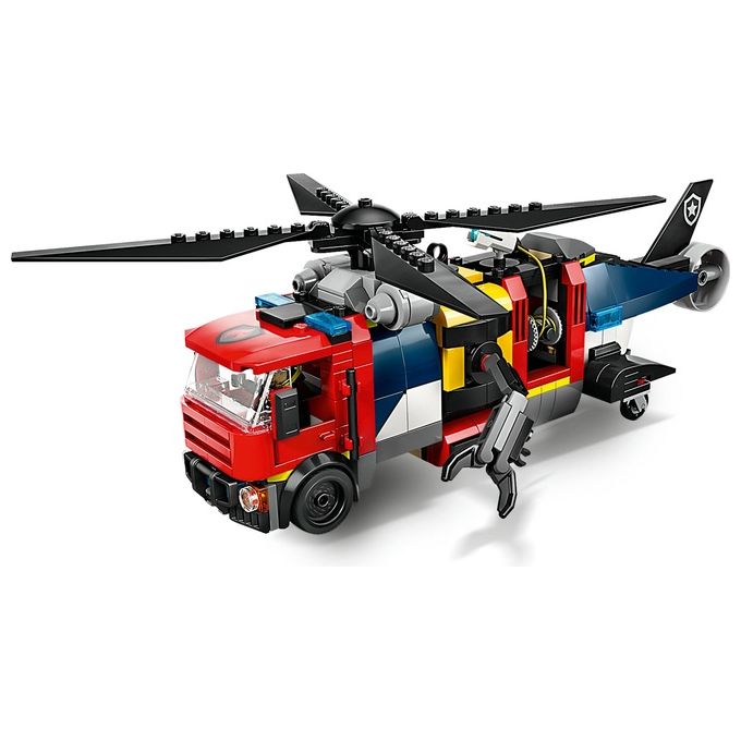 LEGO Set Costruzioni City 60462 Elicottero Autopompa Sottomarino MixeMatch per Creativita' senza Confini