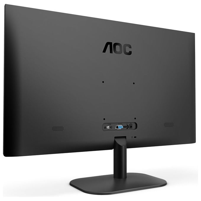 AOC Monitor 27'' LED VA 27B2QAM 1920 x1080 Full HD Tempo di Risposta 4 ms 75 Hz, VGA, HDMI, DisplayPort, Nero