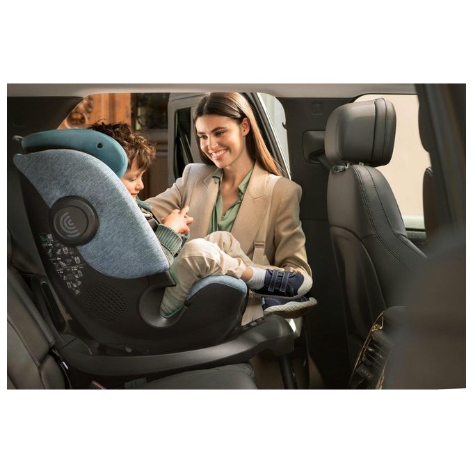 Chicco Base Seggiolino Auto Full 360 Gradi iSize Black air