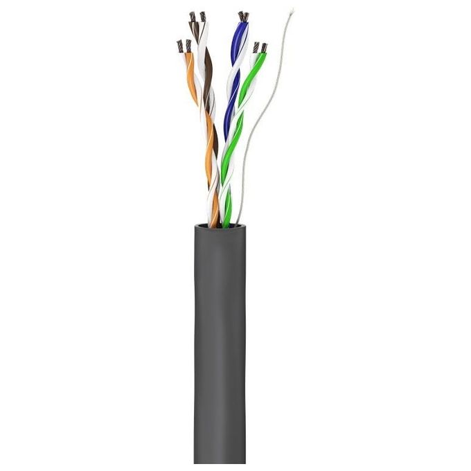 Ednet matassa 305 mt cavo cat 5e flessibile utp cca