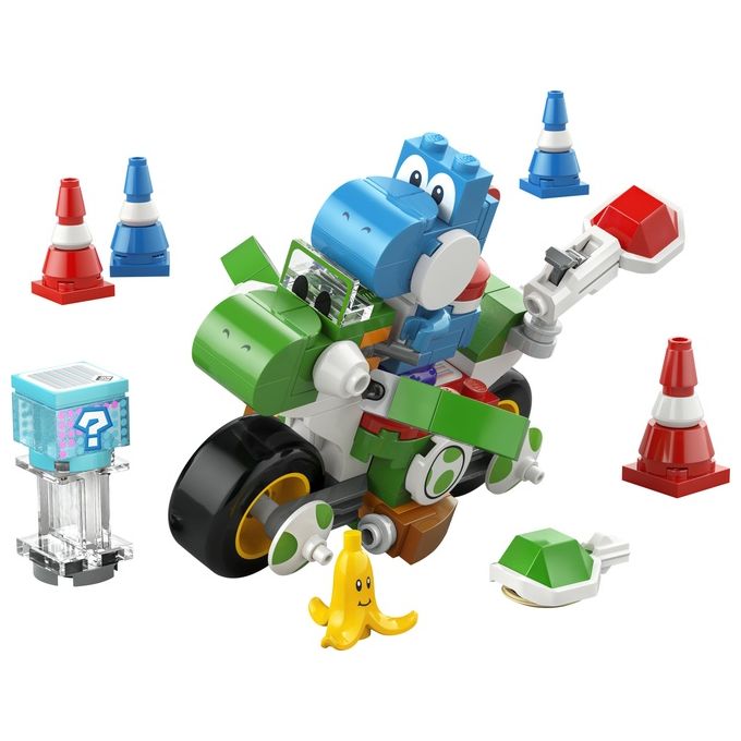 LEGO Set Moto Yoshi 72031 Mario Kart Super Mario in Edizione Esclusiva per Appassionati di Costruzioni Creative