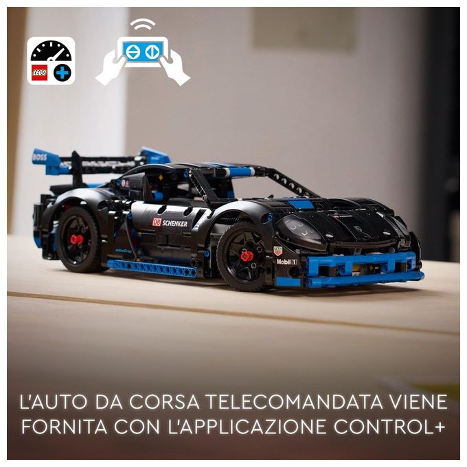 Lego Technic Auto da Corsa Porsche GT4 e-Performance, Macchina Telecomandata, Modellino di Auto da Costruire Interattivo