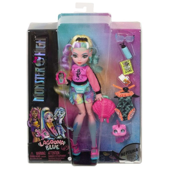 Mattel Monster High Core Collection HPD53 - Bambola articolata Monster High con cucciolo assortito, look fashion horror, accessori stilosi e punti di movimento
