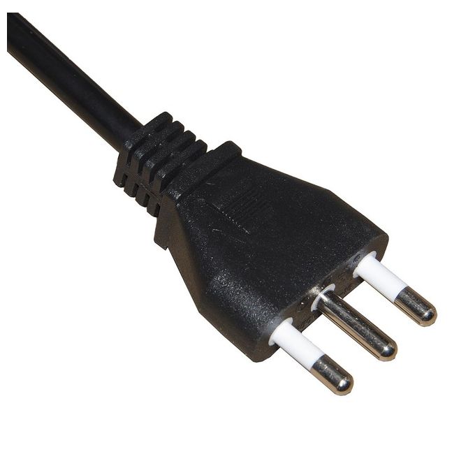 Link Multipresa 5 Prese Universali Ita-Schuko 10-16A Spina 16-A con Interruttore Nera con Protezione Contro Sovraccarichi