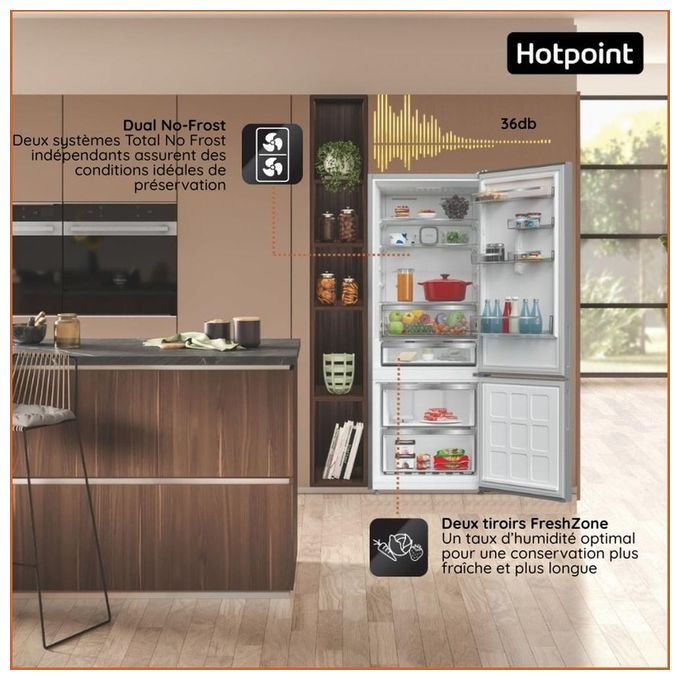 Hotpoint Combinato Hpak2 6472 Xp4e