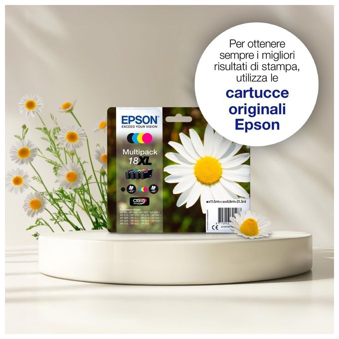 Epson Cartuc.nera Serie 18xl Margherita