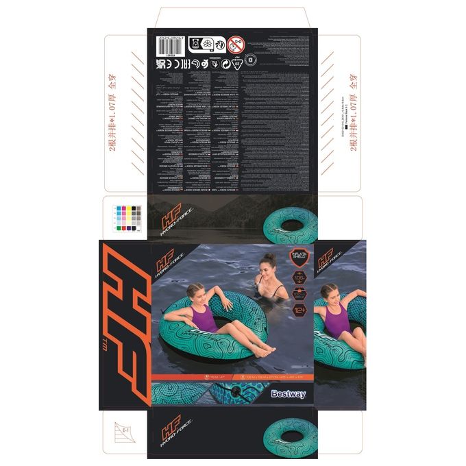Bestway Salvagente Breeze Rider Hydro Force Verde e Nero
