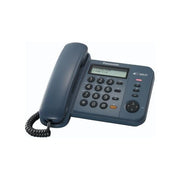 Panasonic KX-TS580GC telefono a filo con display LCD ID chiamante Vivavoce e rubrica Blu