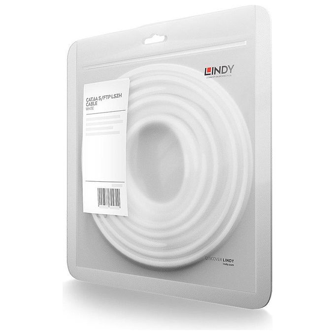 Lindy Cavo di Rete Bianco 0.5mt Cat6 S-FTP (S-STP)