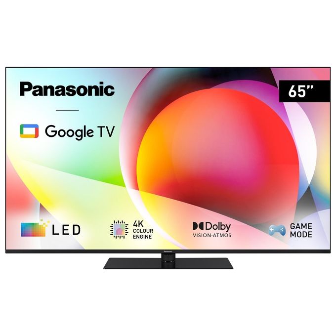 Panasonic TN-65W70AEZ Serie W70 65 inch 4K Ultra HD LED Smart TV 2024 Google Assistant Chromecast Dolby Vision and Atmos Game Mode Bluetooth Per un  Esperienza Visiva Ottimale