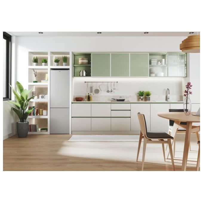 Candy Fresco CCE4T620DS Frigorifero Combinato Libera Installazione 377 Litri Classe Energetica D Argento