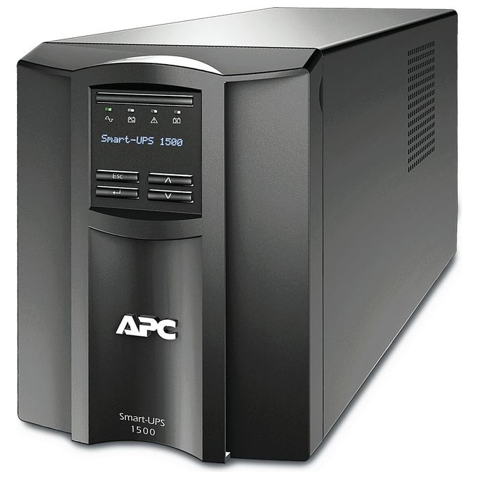 APC SMT1500IC Smart-UPS Gruppo di Continuita' UPS 1500VA 1000W 8 Prese AC LCD AVR Mini Tower colore Nero