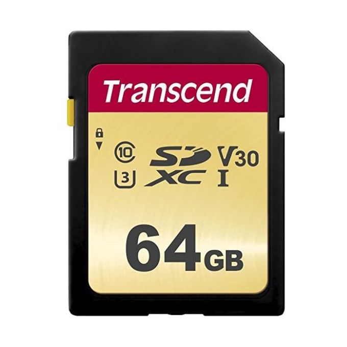 Transcend Sd Card 64Gb Sdxc Class 10 Uhs-I U3 V30