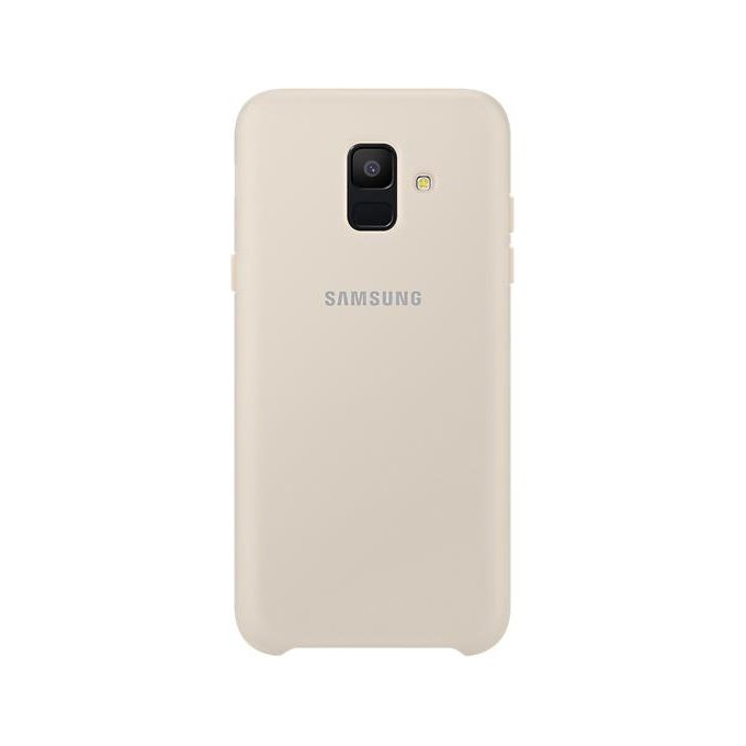 Samsung Dual Layer Cover Gold per Galaxy A6