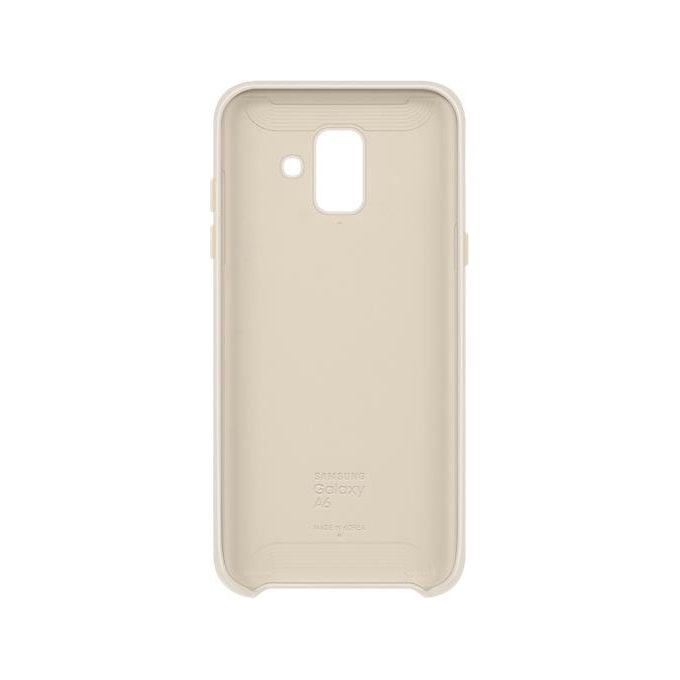 Samsung Dual Layer Cover Gold per Galaxy A6