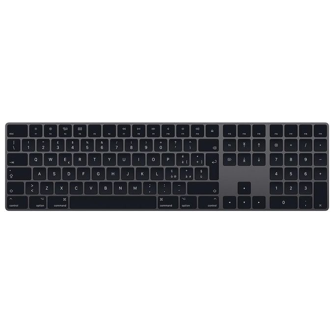 Apple Magic Keyboard con Tastierino Numerico Bluetooth Italiano Space Grey