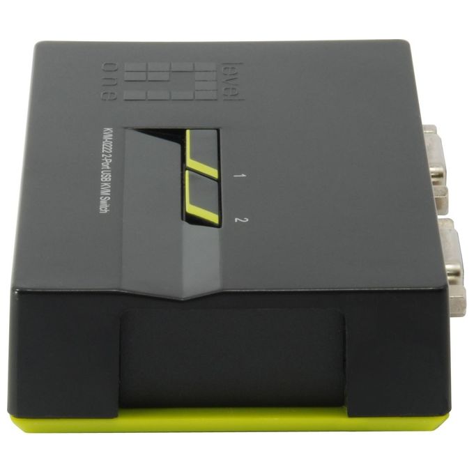 Level One Kvm-0422 4-port usb kvm Switch inclusi Cavi