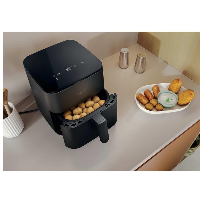 Candy CCAF 011 Friggitrice ad Aria Capacita' 5 Litri Potenza 1500 Watt colore Nero