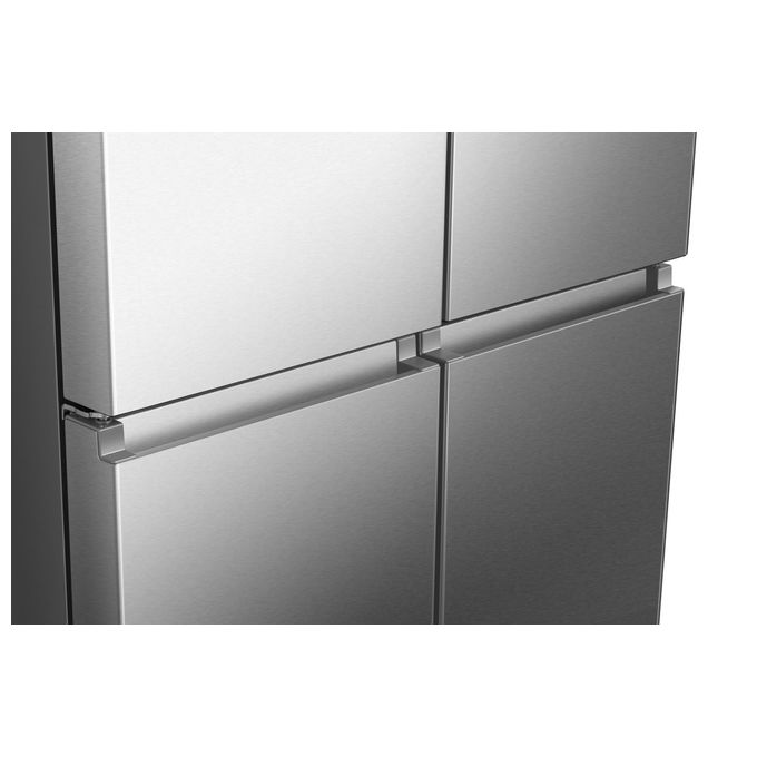 Hisense RQ5P470SMIE – Frigorifero Americano Side by Side 483 L, Classe E, Total No Frost,  Inox