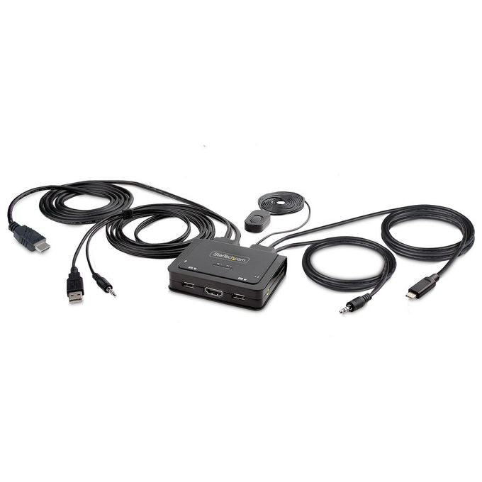 StarTech.com KVM Switch USB C e HDMI a 2 Porte 4K 60Hz