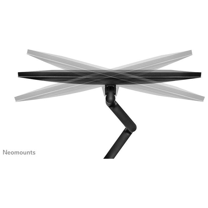 Newstar Neomounts Screen Desk Mount Supporto da Scrivania Full Motion per Due Schermi 17-27'' Nero