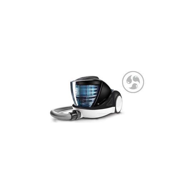 Polti PBEU0108 Forzaspira Lecologico Aqua Allergy Aspirapolvere Senza Sacco Capacita' 1 Litro Potenza 750 W Filtro ad Acqua Nero-Bianco