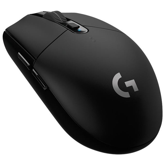 Logitech G305 Lightspeed Mouse Gaming Wireless Sensore HERO 12000 DP 6 Pulsanti Programmabili Nero