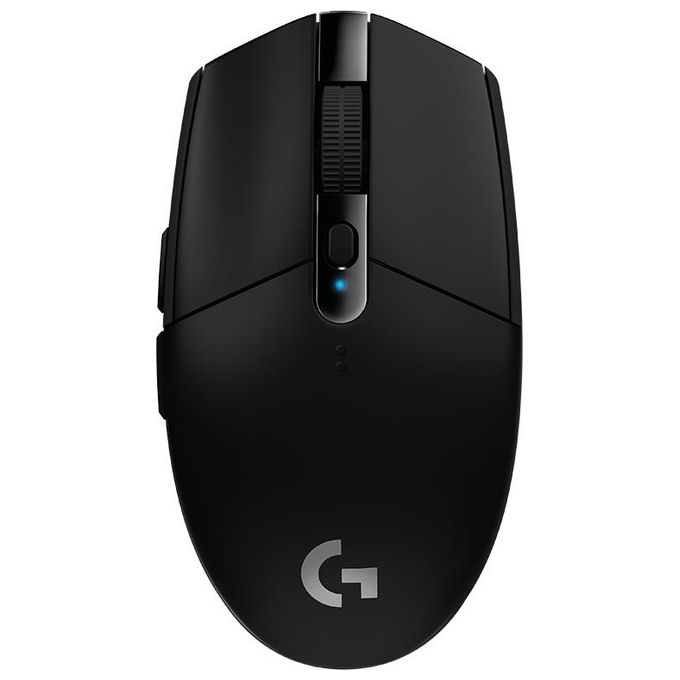 Logitech G305 Lightspeed Mouse Gaming Wireless Sensore HERO 12000 DP 6 Pulsanti Programmabili Nero