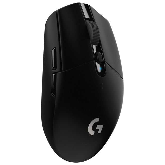 Logitech G305 Lightspeed Mouse Gaming Wireless Sensore HERO 12000 DP 6 Pulsanti Programmabili Nero