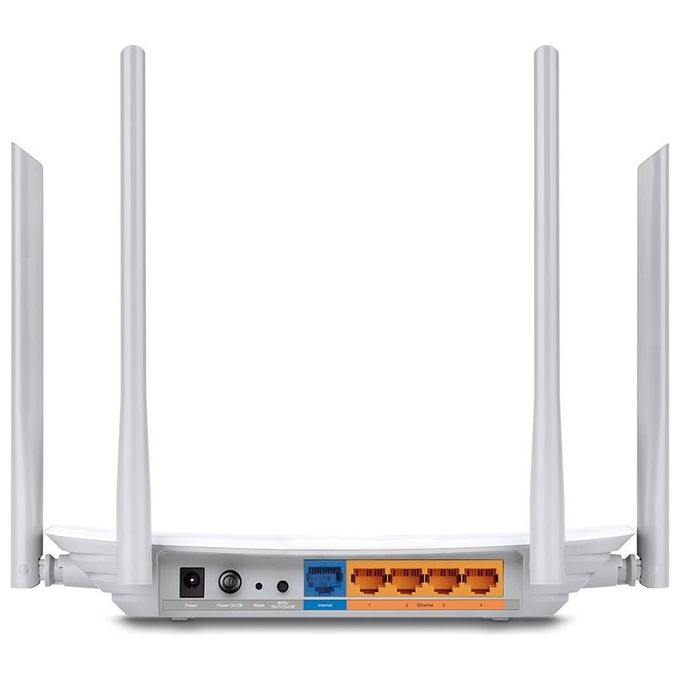 Tp-Link Archer A5 Router Wireless Dual-Band 2.4Ghz-5Ghz Fast Ethernet Bianco