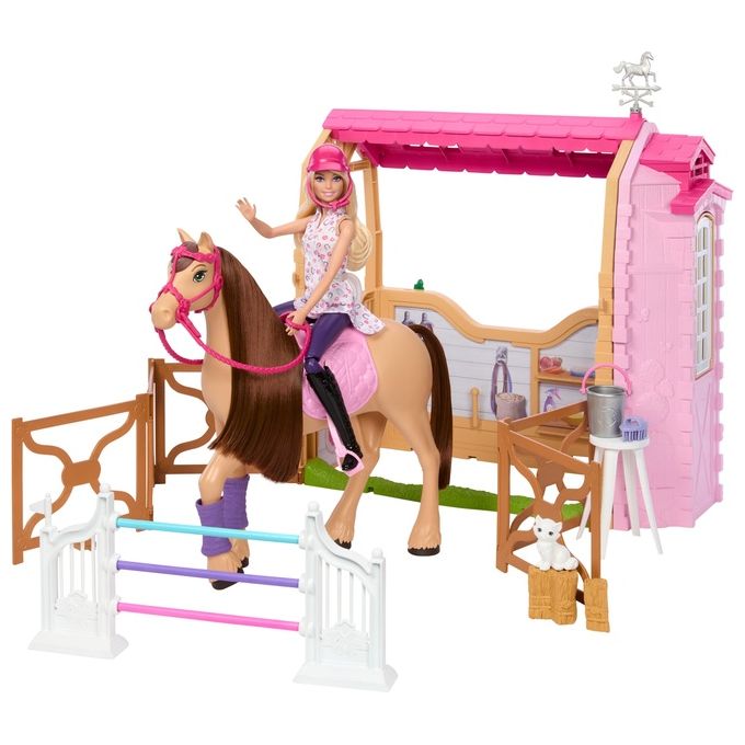 Mattel Set Bambola Barbie Ultimate Stable Mysteries The Great Horse Chase